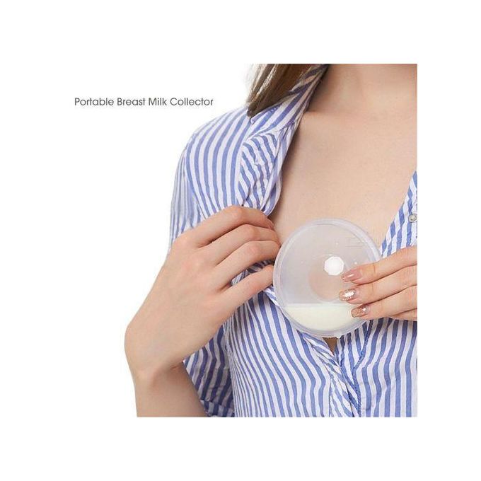 Momeasy Reusable BPA-free Wearable Milk Collector (2 Pcs)