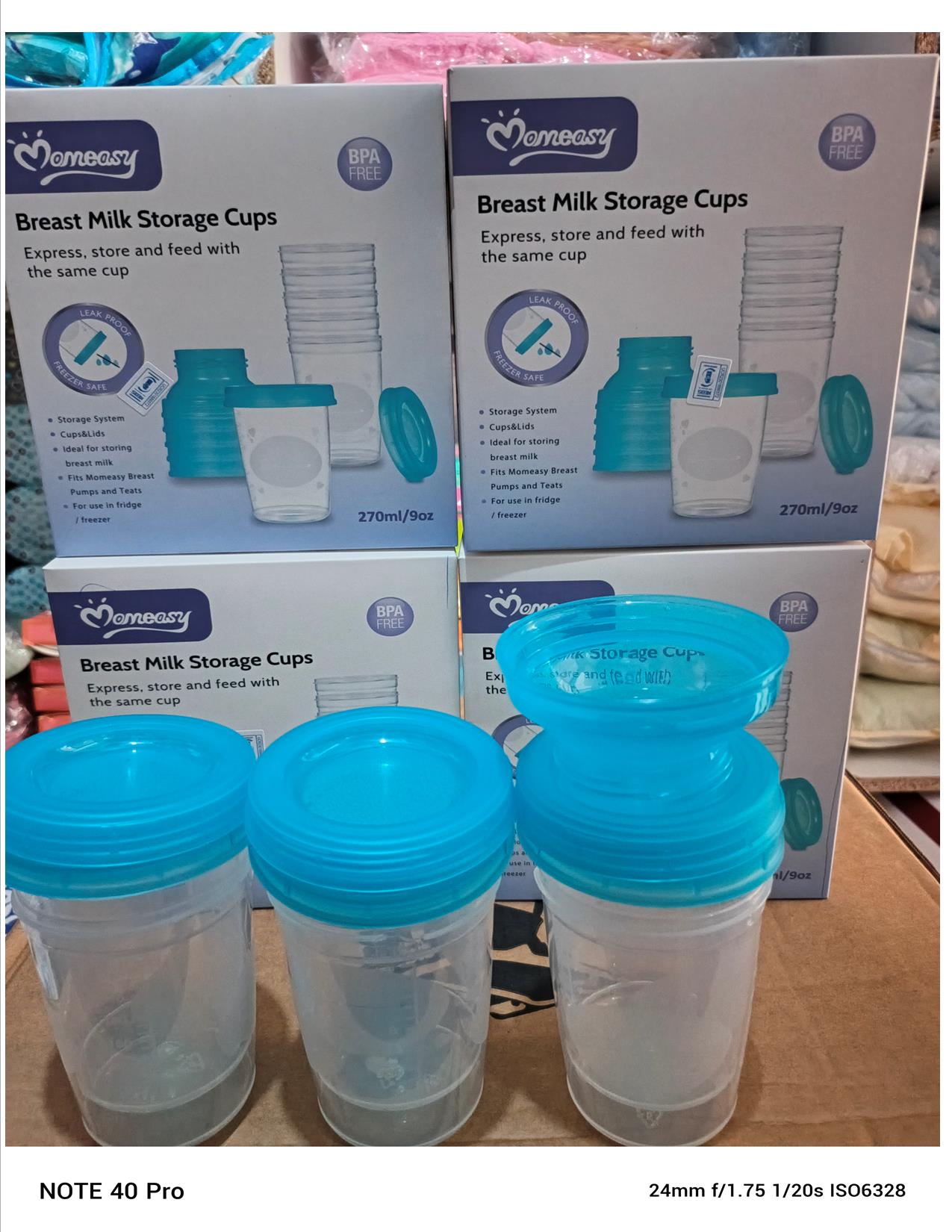 Momeasy Breast Milk Storage Cups