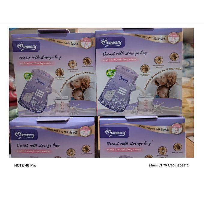 Momeasy Breast Milk Storage Bags 25 pieces 200ml