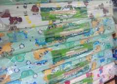 Waterproof Multicolored Baby Cot Mattress size 48*24*4 Inch- High Density Foam Baby Baby Mattress,Soft, Comfortable & Easy to Clean