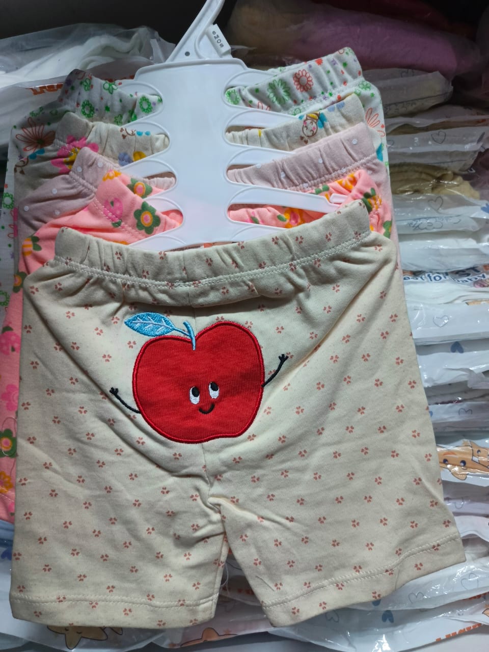 5 PCS Baby Cotton Shorts