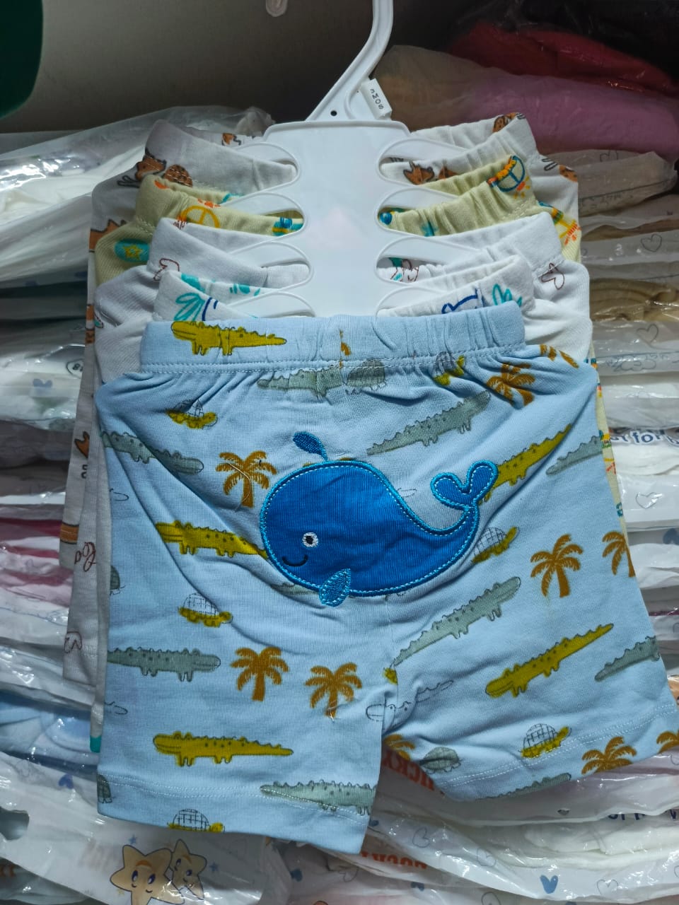 5 PCS Baby Cotton Shorts