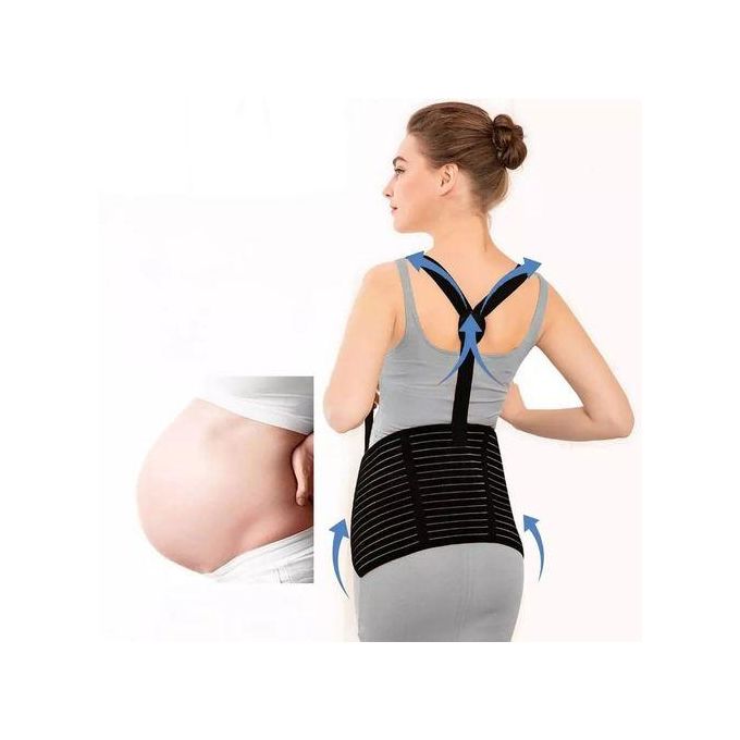 Pregnancy Support Belt. This belly band for pregnancy has breathable fabric constructed of a multilayered laminate with an elastic lining which supports the lower back .