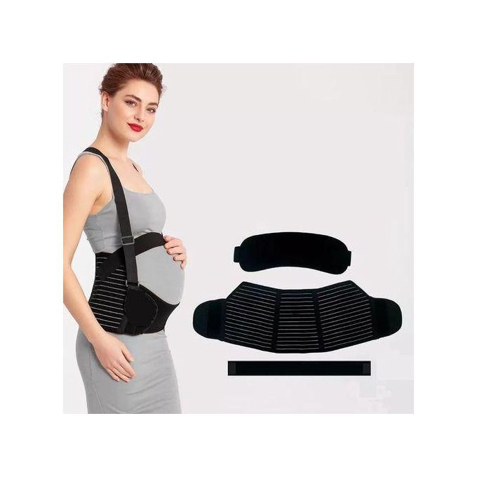 Pregnancy Support Belt. This belly band for pregnancy has breathable fabric constructed of a multilayered laminate with an elastic lining which supports the lower back .