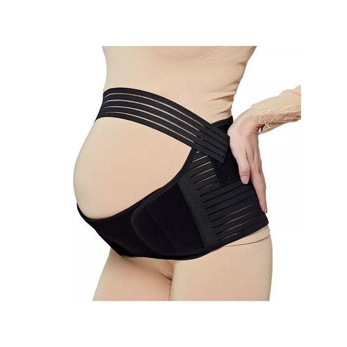 Pregnancy Support Belt. This belly band for pregnancy has breathable fabric constructed of a multilayered laminate with an elastic lining which supports the lower back .