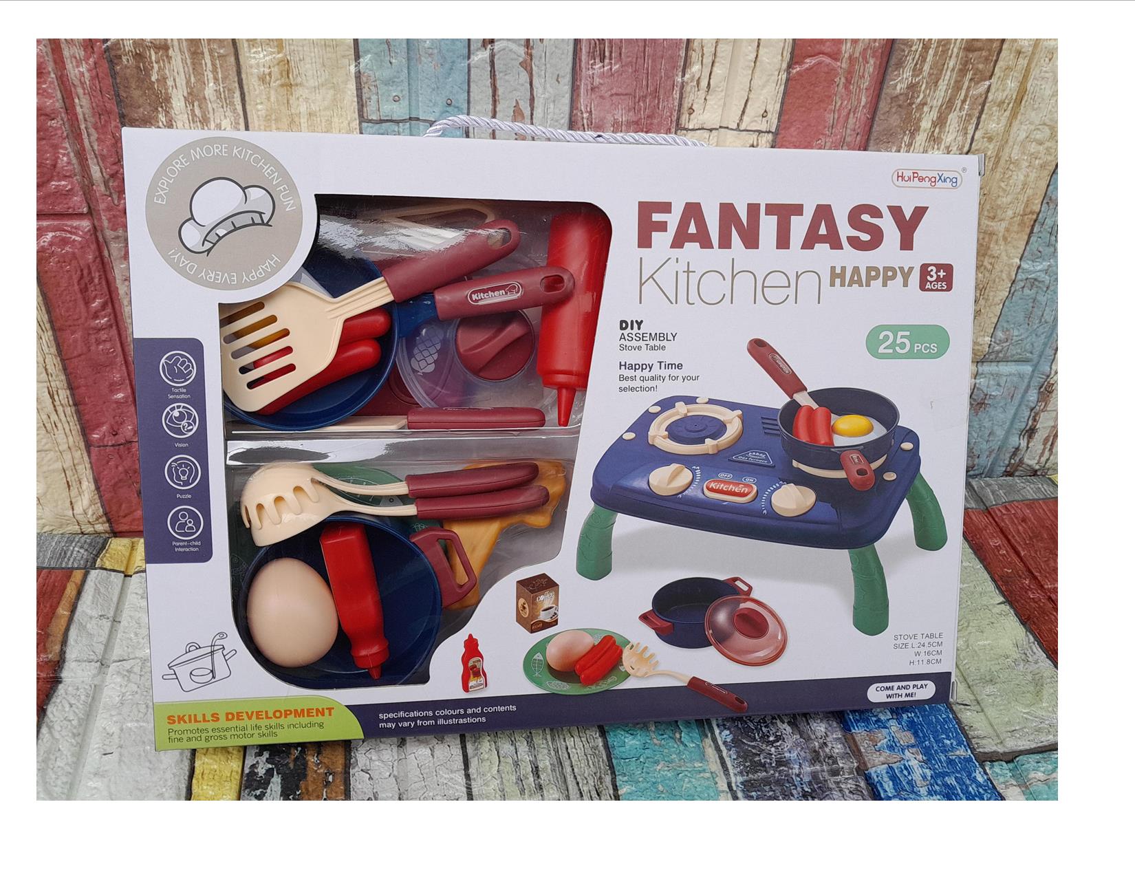 25 PCS Kids Education Learning Playing Kitchen Set/kitchen play set/ fantancy kitchen