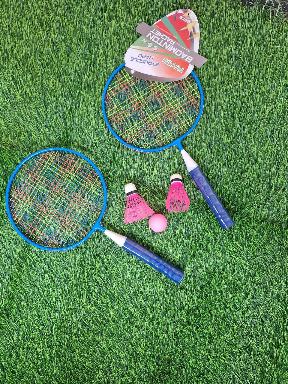Badminton Set Packages includes Net and Playing Racket Set