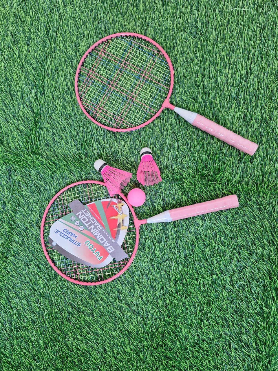 Badminton Set Packages includes Net and Playing Racket Set