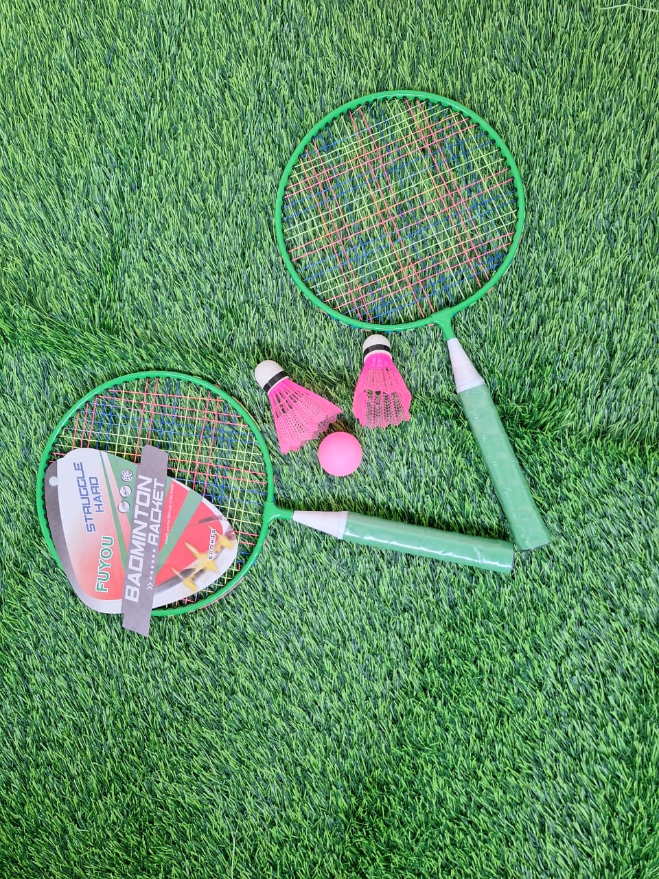 Badminton Set Packages includes Net and Playing Racket Set