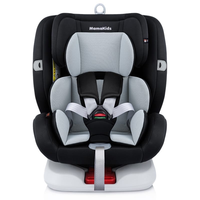 Mamakids Isofix car seat with 360 rotation and reclining option suitable for newborn to 12 yrs