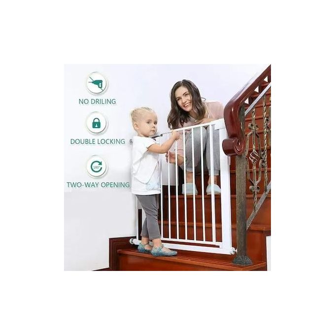 1 pc classy Baby Safety Gate Child Safety Door Baby kids Gate Cating Door Indoor Dog Fence Free Punching Self Closing