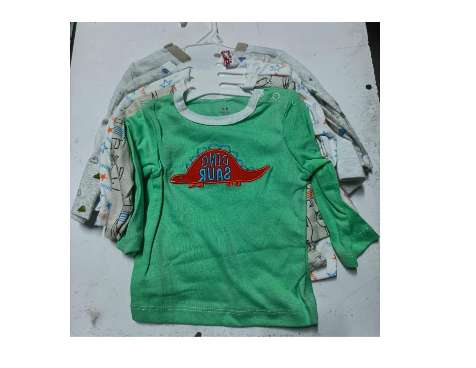 5Pcs Baby T-shirts Assorted Decorations and Prints