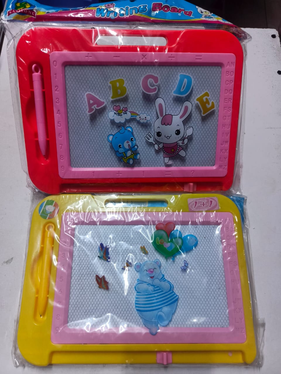 Magnetic Sketch Erasable Writing Children Kids Pad, Assorted Cartoons