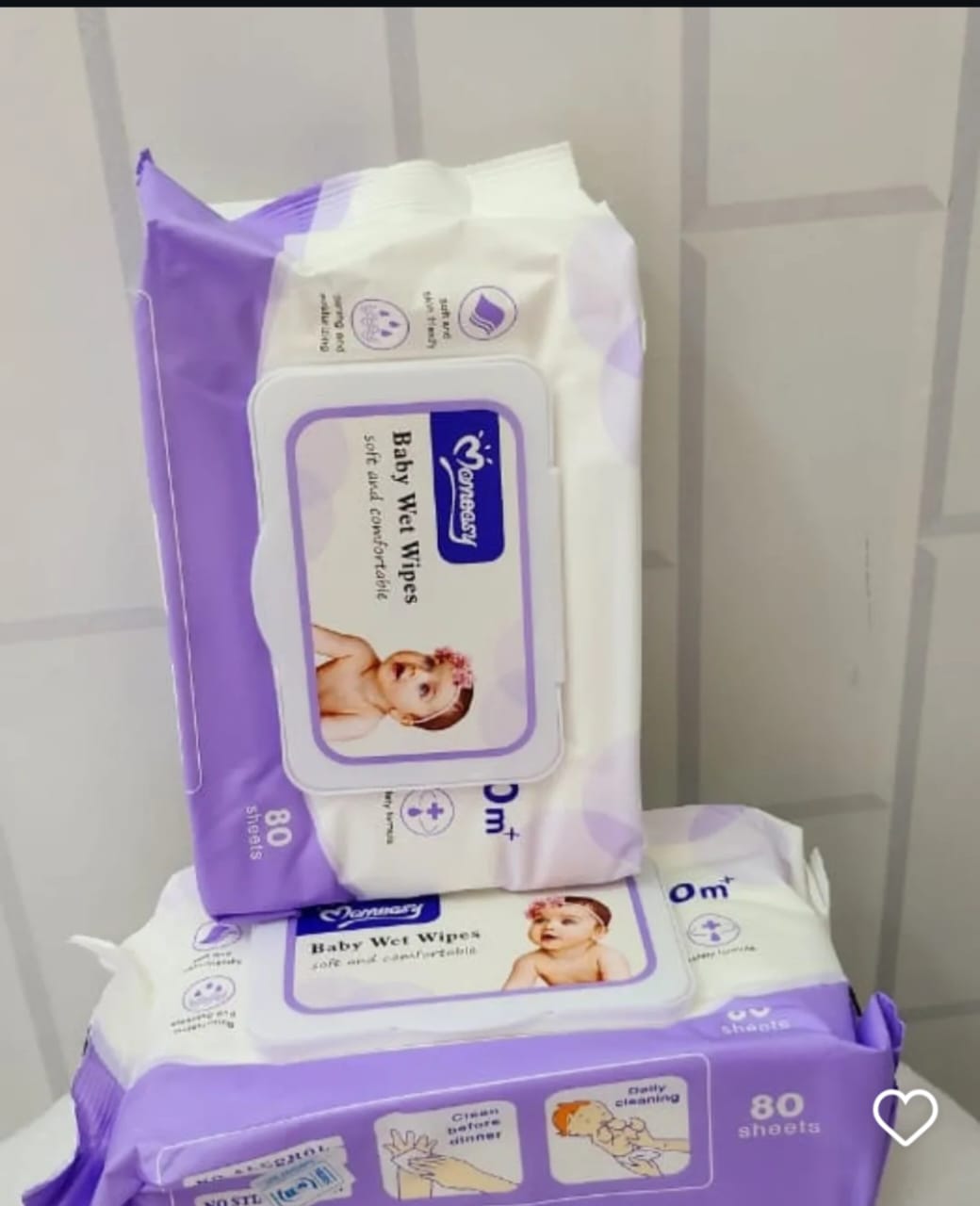 Baby Wet Wipes 80pcs Value Pack