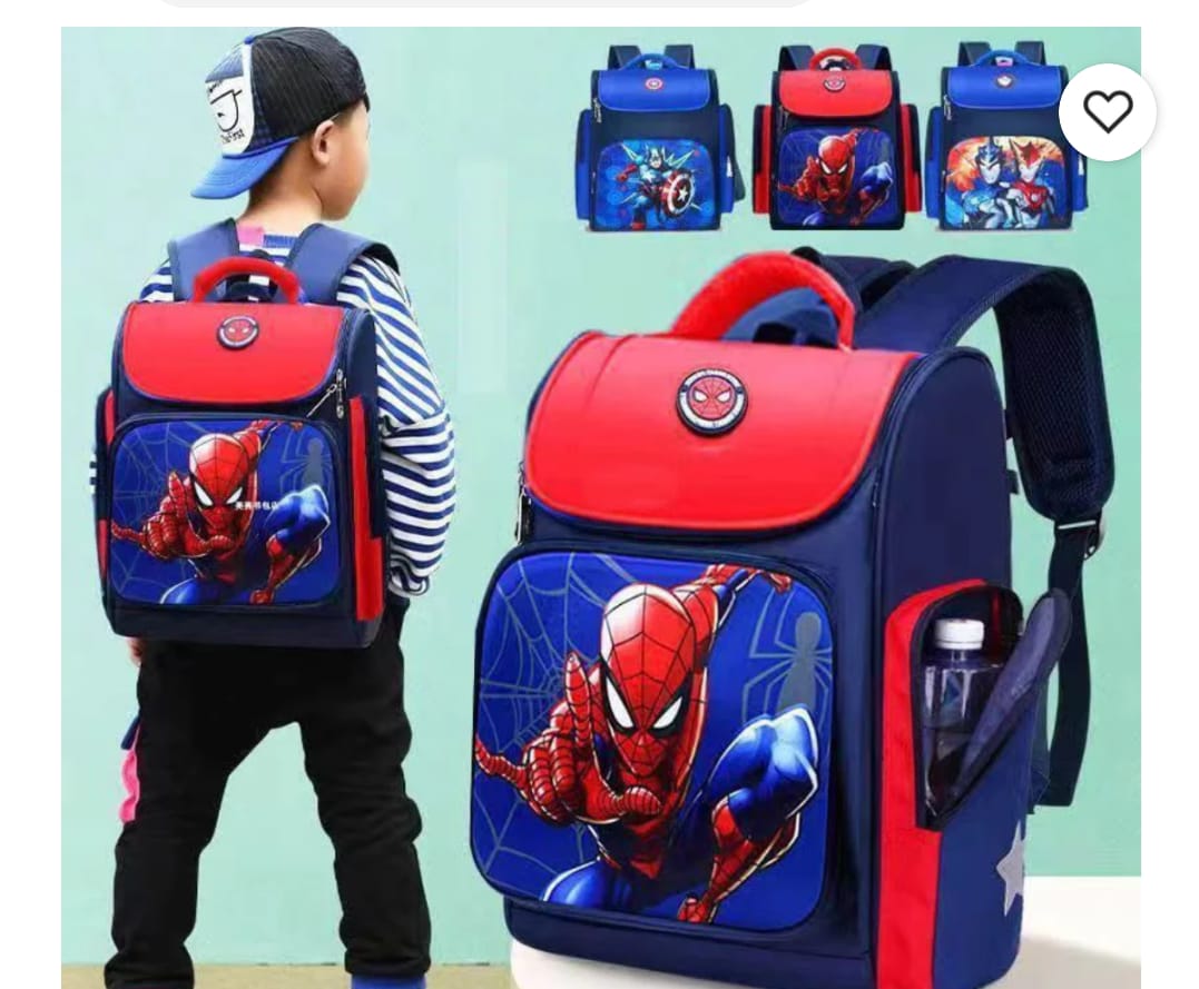 Assorted Cartoon Themed Small School Bag Suitable for Play Group to PP2