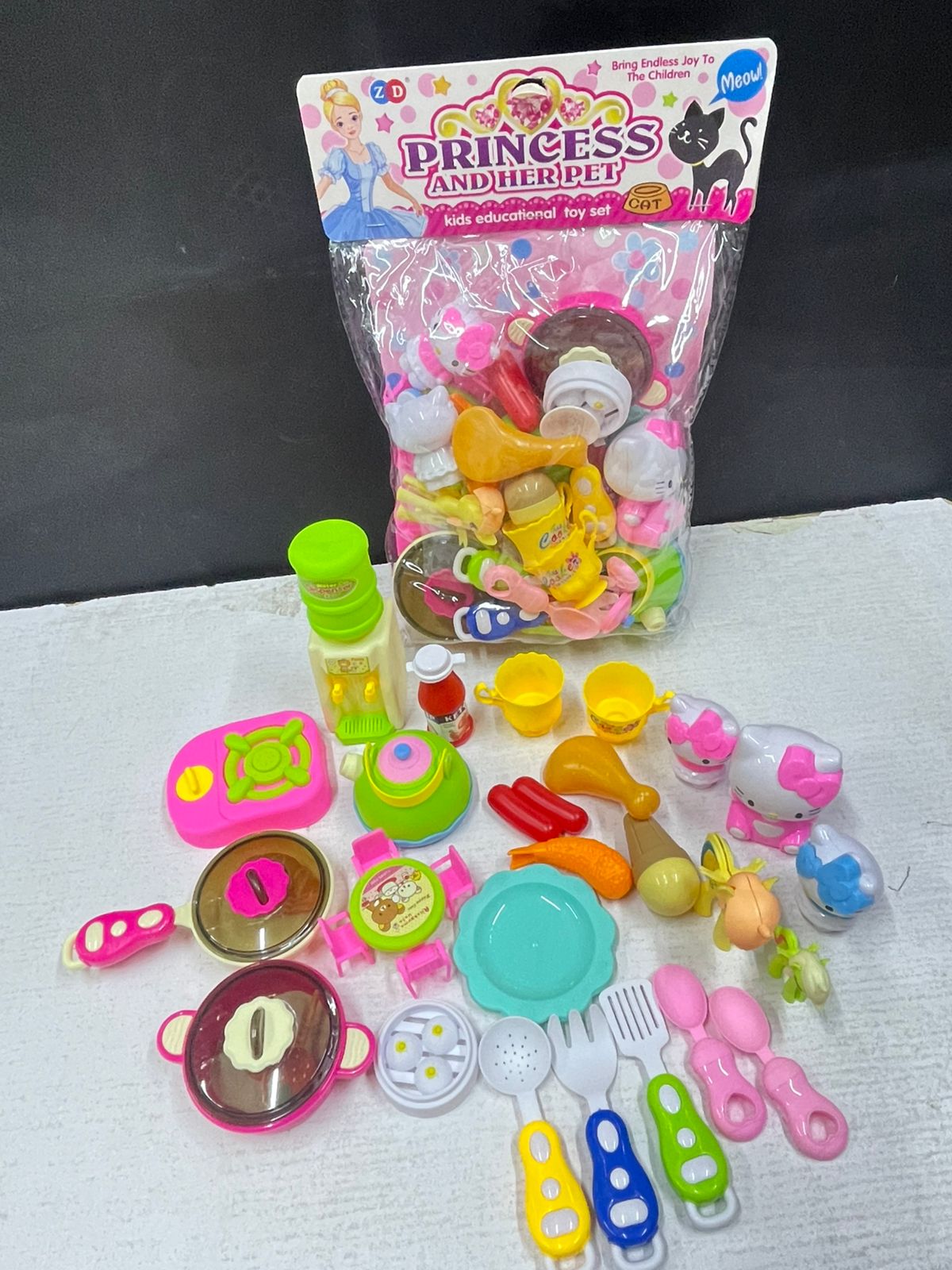 Princess and Her Pet Play Set for Creativity and Fun, comes with a Doll