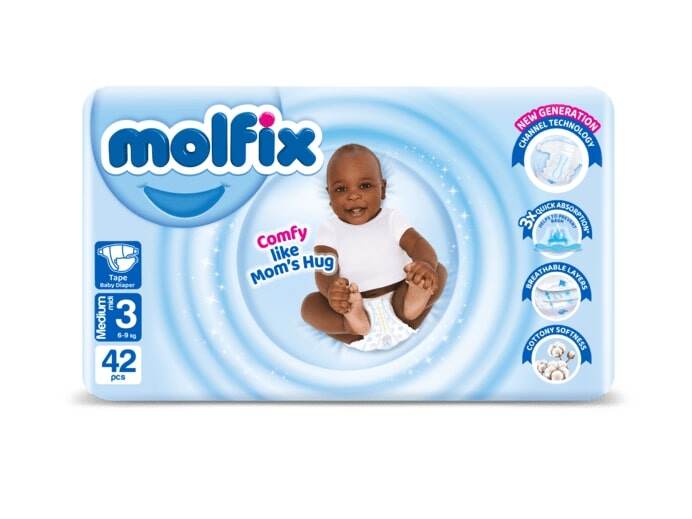 Molfix Baby Diapers + Free Momeasy Wet Wipes