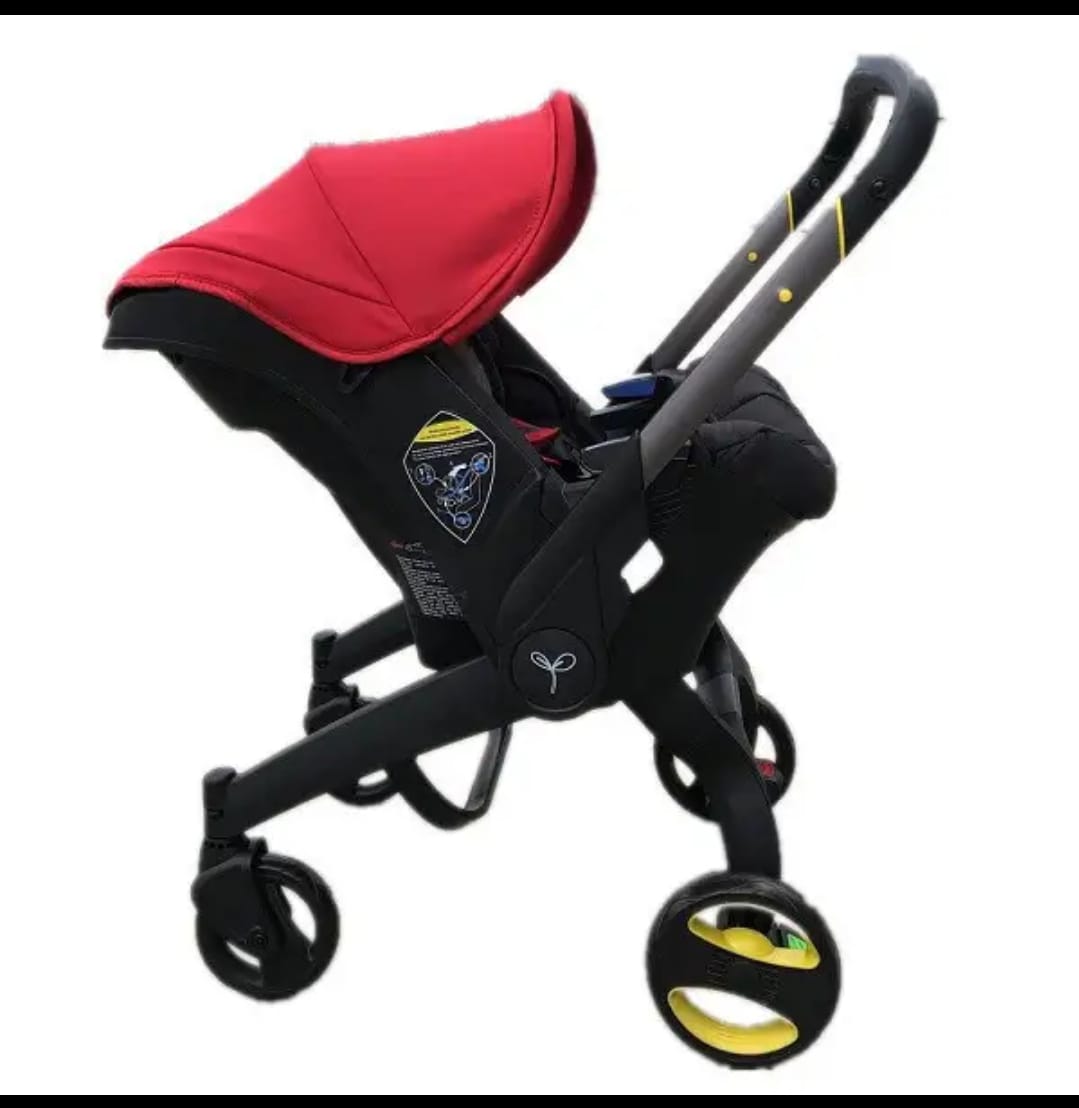 4 in 1 Baby Stroller- Reversible Handle, Baby Basket, Carseat and Stroller (Holds upto 13 Kgs) Age- Newborn to 3Yrs