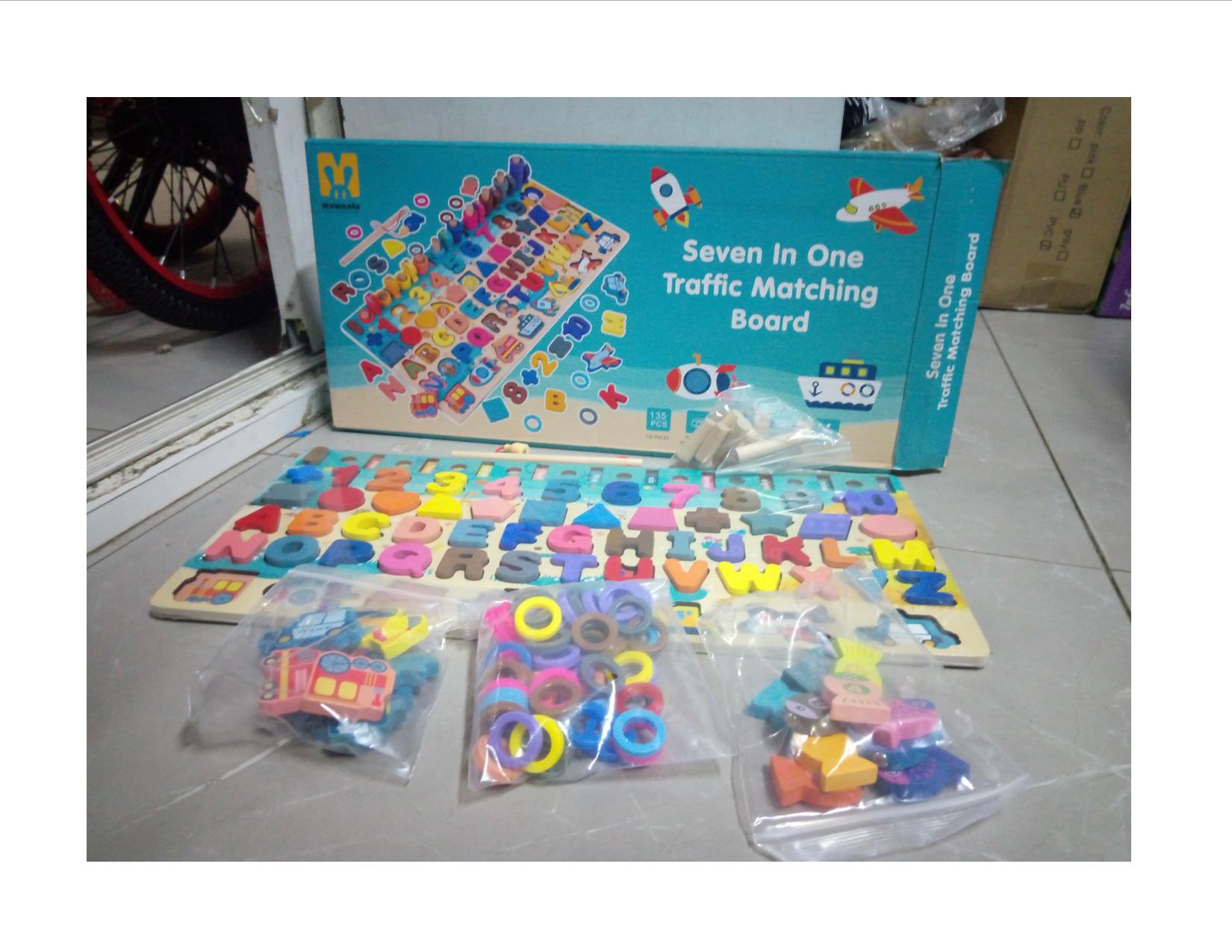 Montessori Kids Toys Educational Learning Preschool Wooden Toys