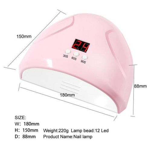 LED UV Nail Drying Lamp for Curing Gel Polish 45leds Professional Nail Dryers With Timer Auto Sensor Manicure Pedicure Tools