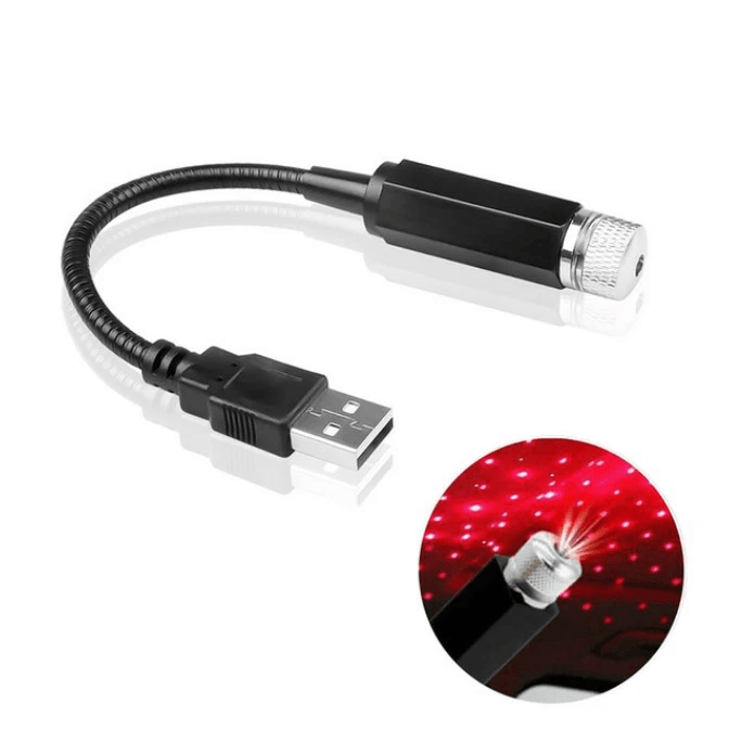 USB Led Lighting Home Decor Galaxy Lights Car Roof Star Led Light Interior Starry Laser Atmosphere Ambient Projector Auto Decoration Night