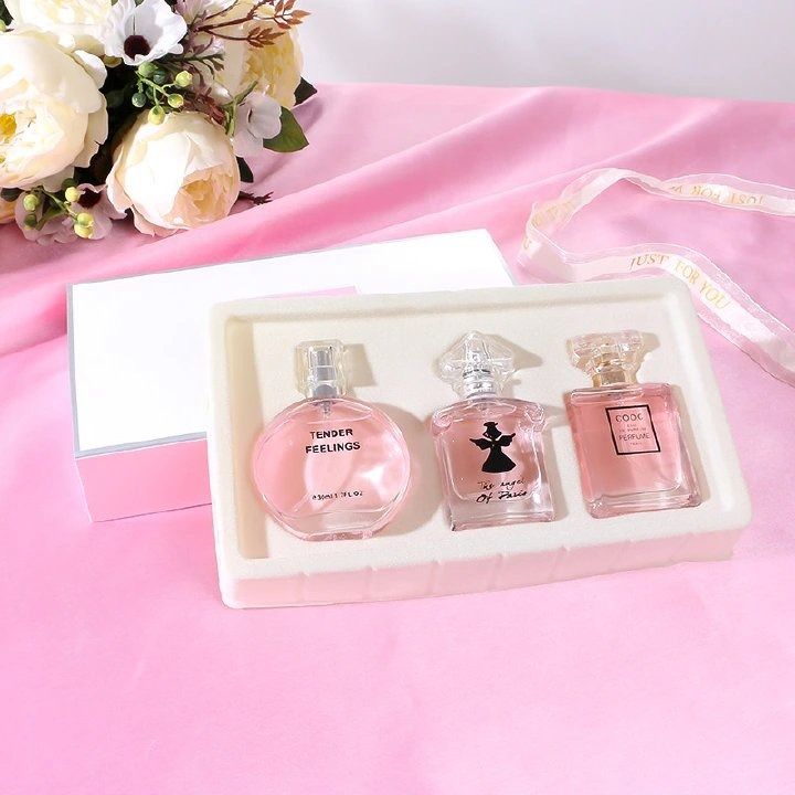 3 Bottle 3pcs Ladies Perfumes Eau De Parfum Floral Fragrances Long Lasting Deodorants