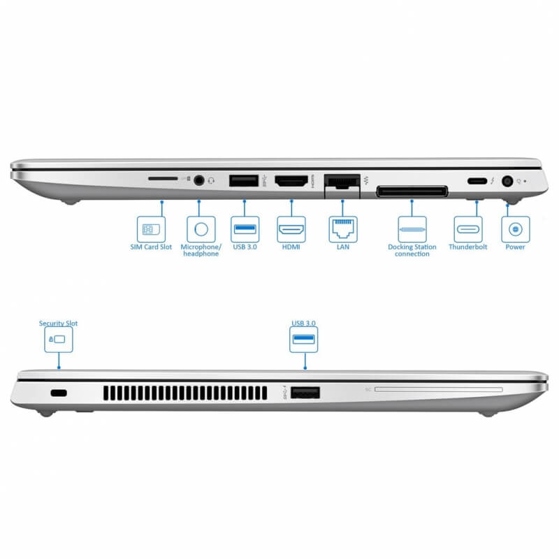 (EASTER SALE!)  Hp EliteBook 840 G5 |8th Generation |- Intel Core i5 - 8GB RAM |256GB SSD Storage| 14" Laptop Computer - Windows 10 and Microsoft Office 2019 Notebook Silver with 6 Months Warranty