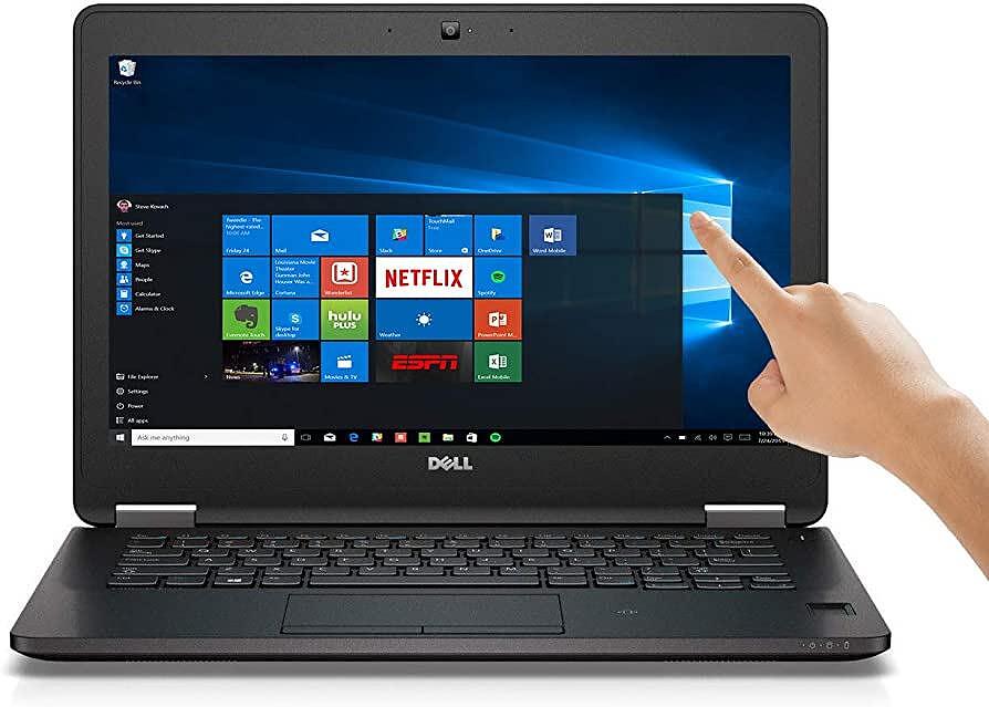 Refurbished| Dell 7270| Intel Core i7| 6th Gen| 8GB RAM | 256GB SSD| 14" HD Display TOUCHSCREEN | Windows 10 Pro | Webcam | Bluetooth | Windows 10| Microsoft Office 2019| 6 Months Warranty