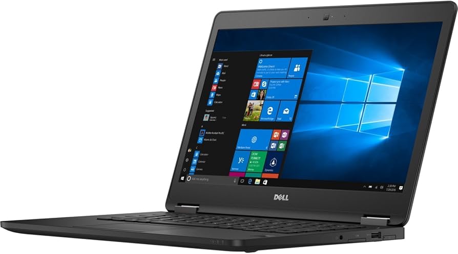 Refurbished Laptop DELL Latitude 7470 Computer | Intel Core i7 6th Generation | 8G RAM | 256GB SSD Storage | 14” HD Touchscreen Display | Installed with Windows 11 Pro| MS Office 2019