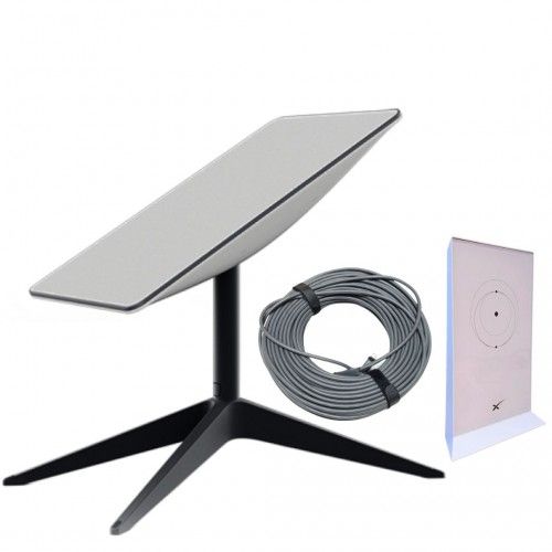 Starlink Standard Kit: High-Speed, Low-Latency Internet. Satellite Dish Kit Router V2 Wi-Fi 5 Dual Band 3x3 MIMO Residential WiFi