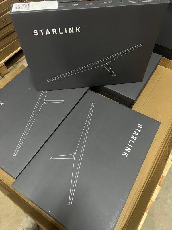 Starlink SpaceX Gen 3 Standard Kit, High-Speed, Low-Latency Internet, Satellite Dish, Router Wi-Fi 6, Residential WiFi Kit
