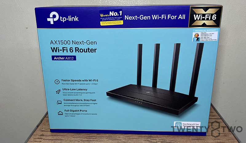 TPLink TP-LINK ARCHER AX12 AX1500 Wi-Fi 6 Router