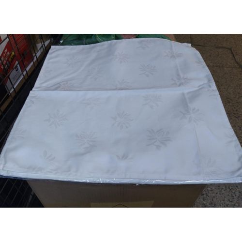 6pcs White Washable Dinner Cloth Napkins