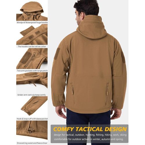 Tactical jacket brown