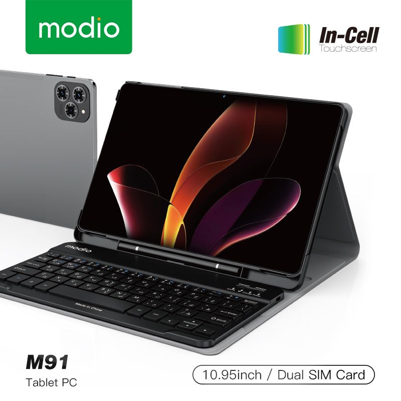 Modio M91 – 11-inch 5G Tablet with 12GB RAM, 512GB Storage Dual SIM With Keyboard