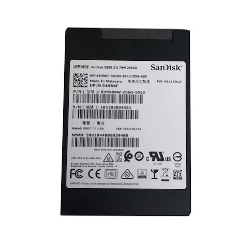 SanDisk X600 256GB Internal 2.5 inch Solid State Drive