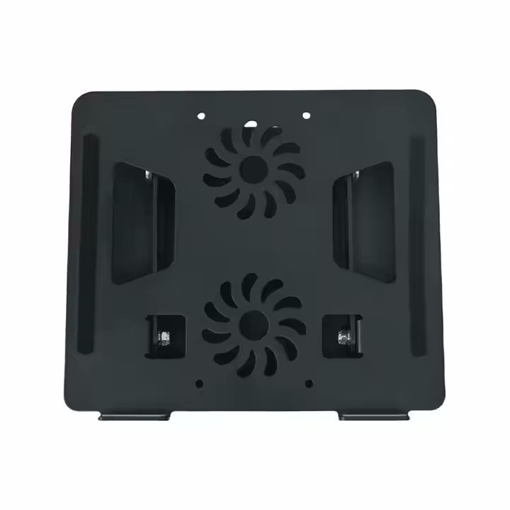 Laptop Stand – 360° Rotating Base, Adjustable Height  Cooling Stand With Dual Fans
