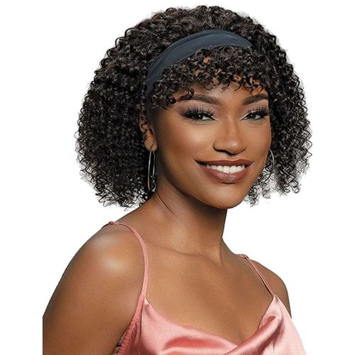 Curly headband wig with a bang + free gift