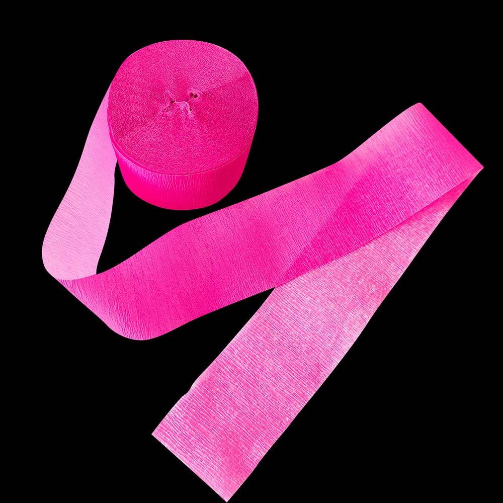 Fluorescence Wrinkles Paper Colourful Tassels Ribbons For Birthday Party Wedding Backdrop Decoration Supplies