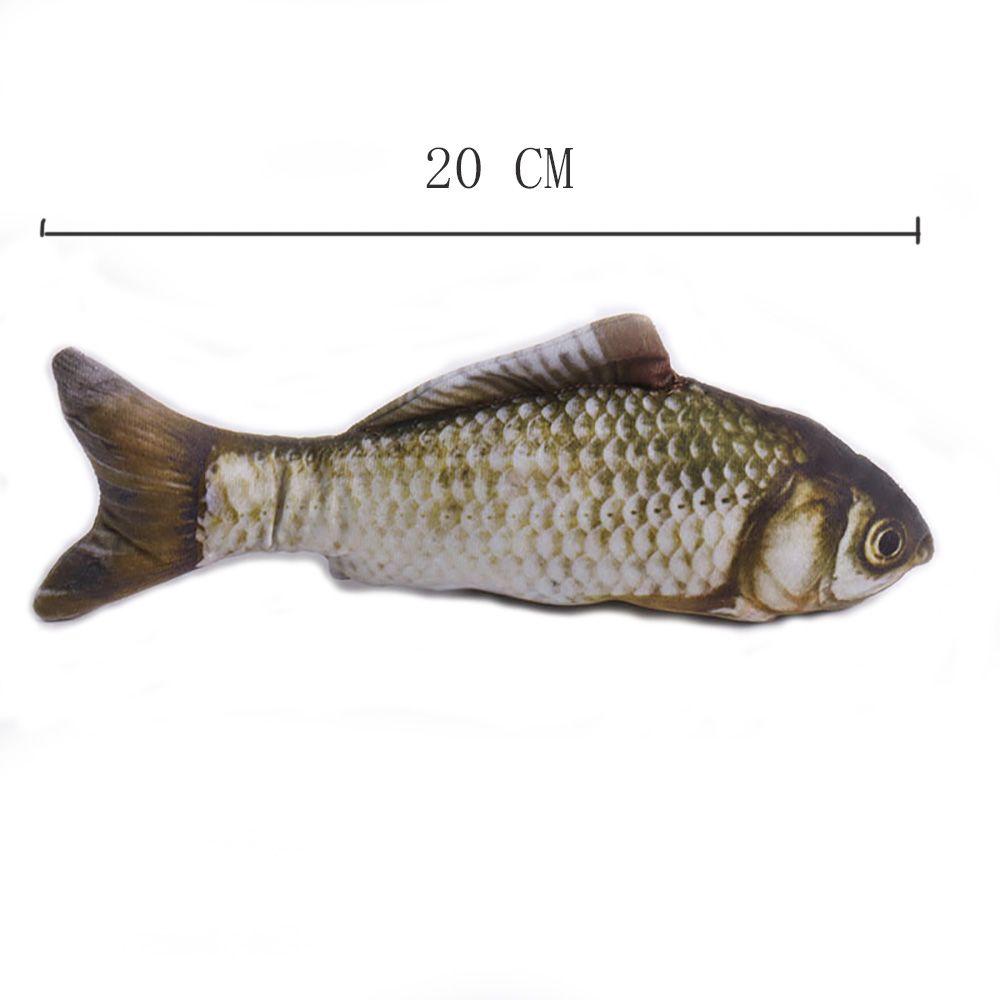 Mint Fish Toy With Catnip Simulation Zipperless Cotton Plush Toy For Pet Cat Gnaw Teething Play Pet Supplies