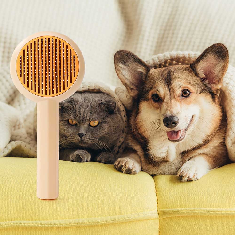 Whirlpool Pet Comb With Depilation Massage Lightweight For Cat Dog Cosmetology Clean Pet Supplies