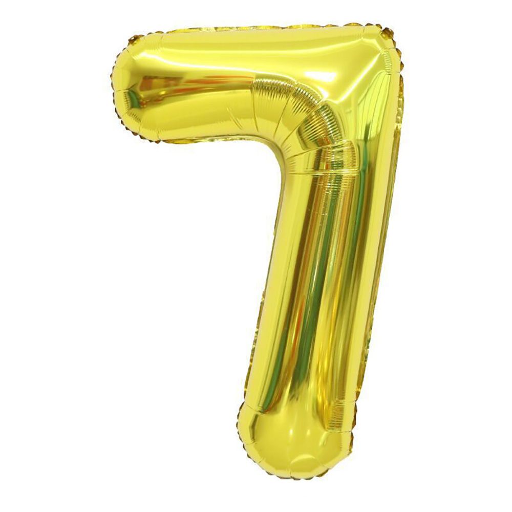 32 Inches Digit Balloons Gold With Aluminum Film Thicken For Wedding Birthday Party Shop Window Restaurant Cafe Home Curtain Decoration Supplies