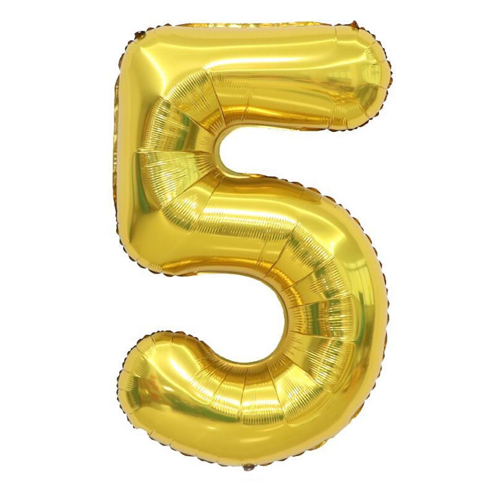 32 Inches Digit Balloons Gold With Aluminum Film Thicken For Wedding Birthday Party Shop Window Restaurant Cafe Home Curtain Decoration Supplies