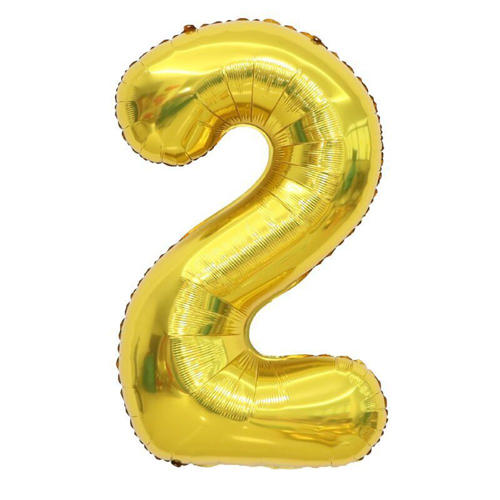 32 Inches Digit Balloons Gold With Aluminum Film Thicken For Wedding Birthday Party Shop Window Restaurant Cafe Home Curtain Decoration Supplies