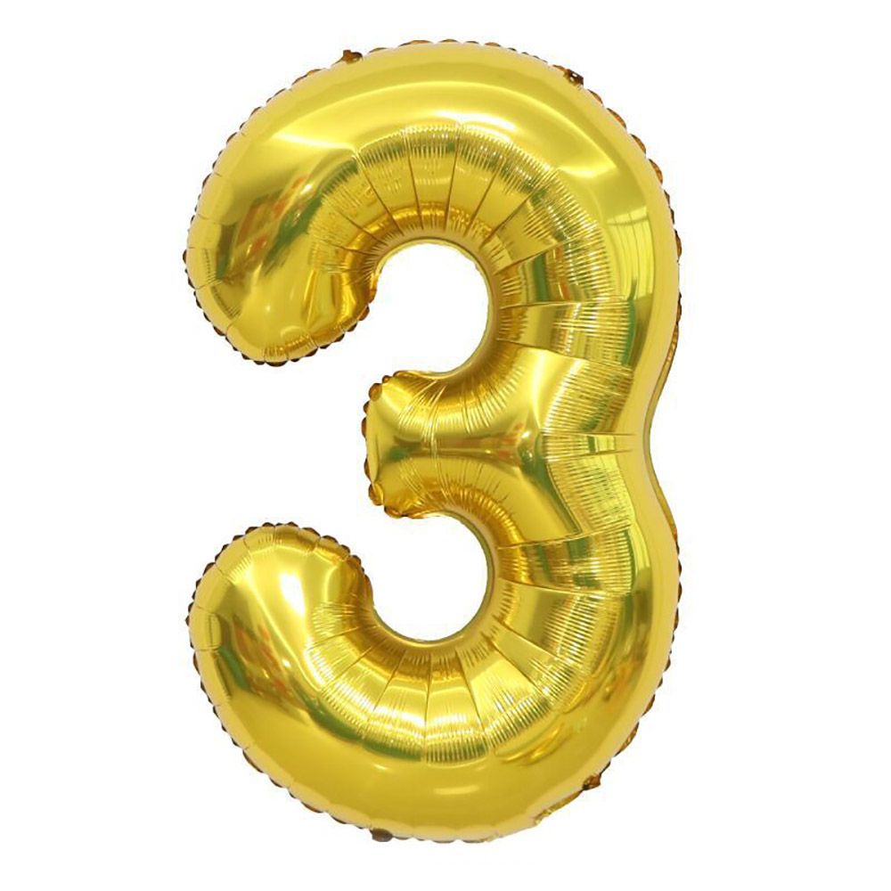 32 Inches Digit Balloons Gold With Aluminum Film Thicken For Wedding Birthday Party Shop Window Restaurant Cafe Home Curtain Decoration Supplies