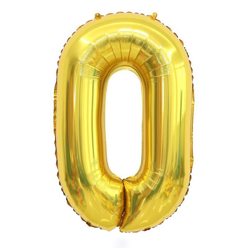 32 Inches Digit Balloons Gold With Aluminum Film Thicken For Wedding Birthday Party Shop Window Restaurant Cafe Home Curtain Decoration Supplies