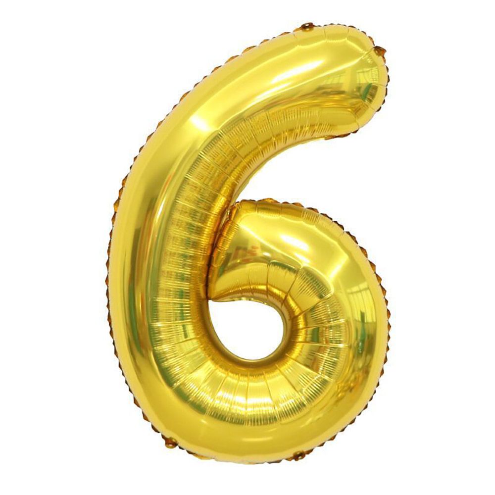 32 Inches Digit Balloons Gold With Aluminum Film Thicken For Wedding Birthday Party Shop Window Restaurant Cafe Home Curtain Decoration Supplies