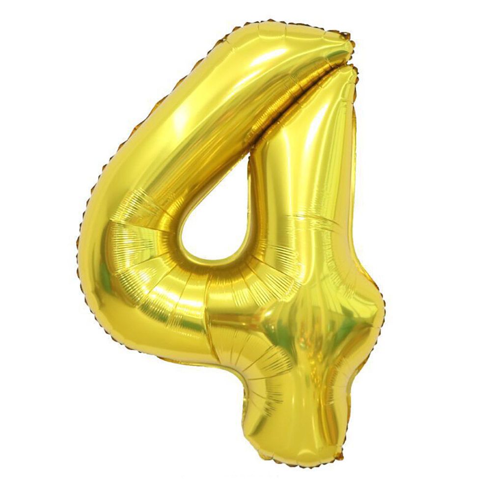 32 Inches Digit Balloons Gold With Aluminum Film Thicken For Wedding Birthday Party Shop Window Restaurant Cafe Home Curtain Decoration Supplies
