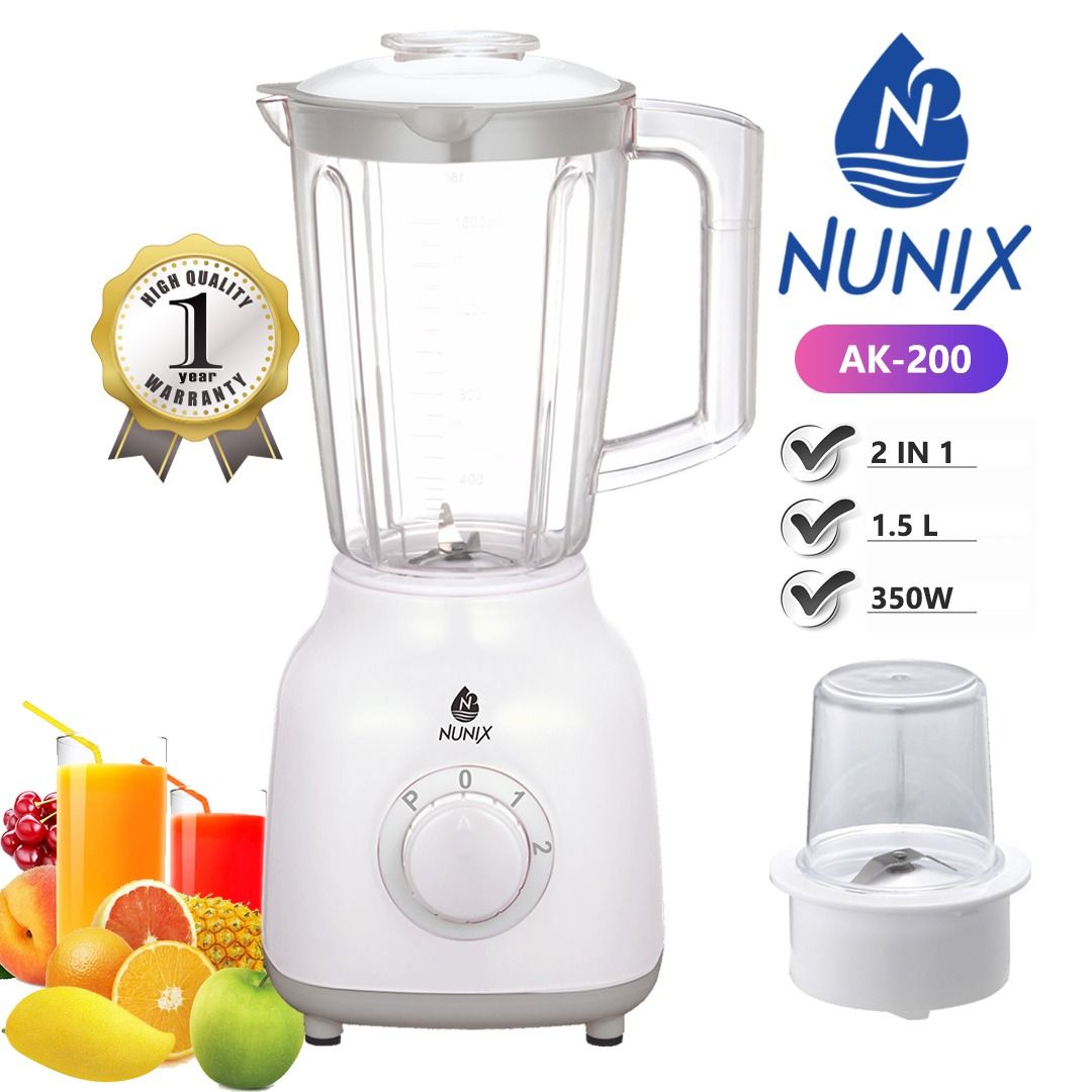 2in 1 Electric Nunix AK-200 blender