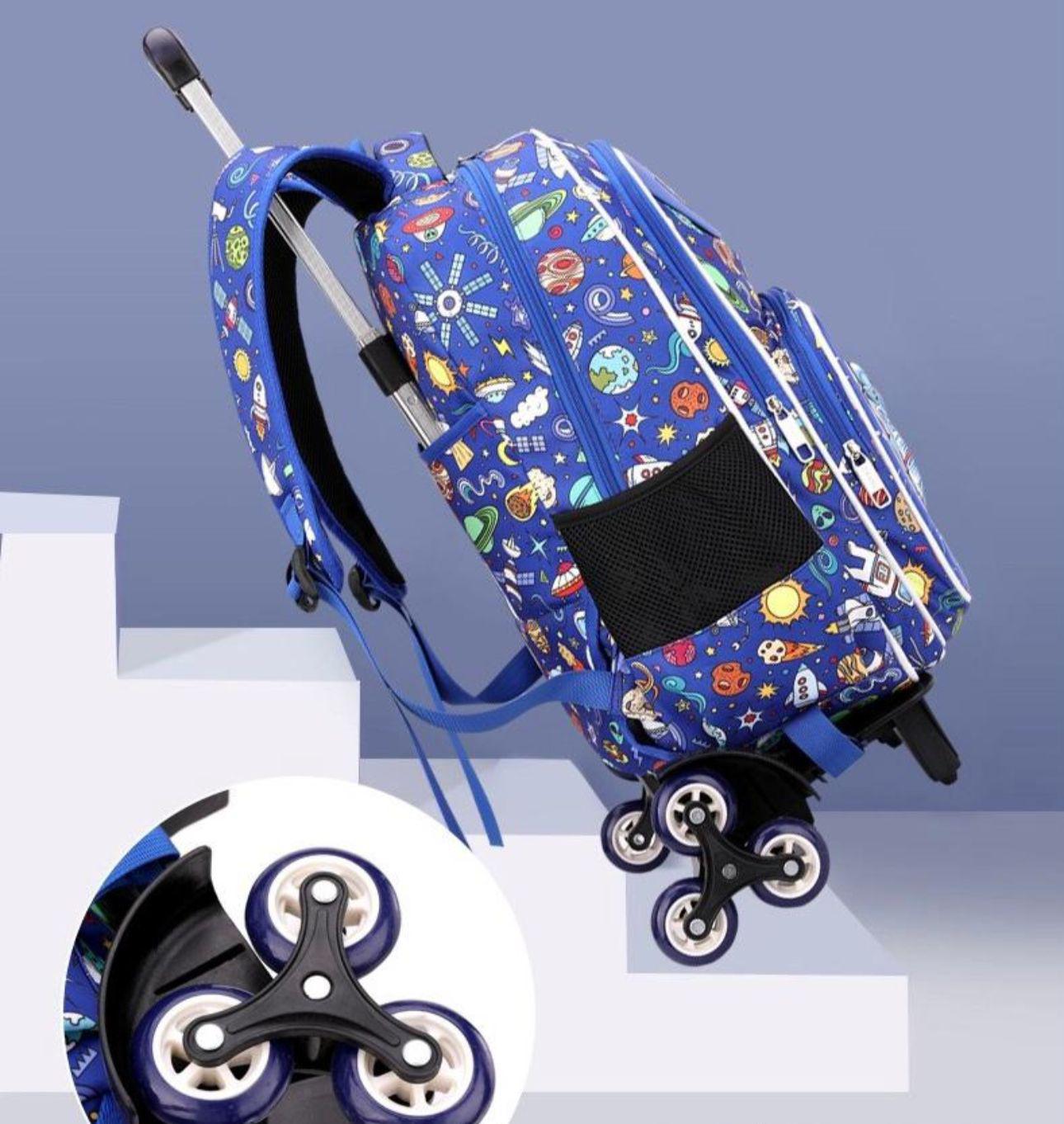 🔴 FINAL STOCK OFFER 🔴 -  6 wheel  3 IN 1 ZIRANYU School Wheeled backpack. CAN BE DETACHED TOO.